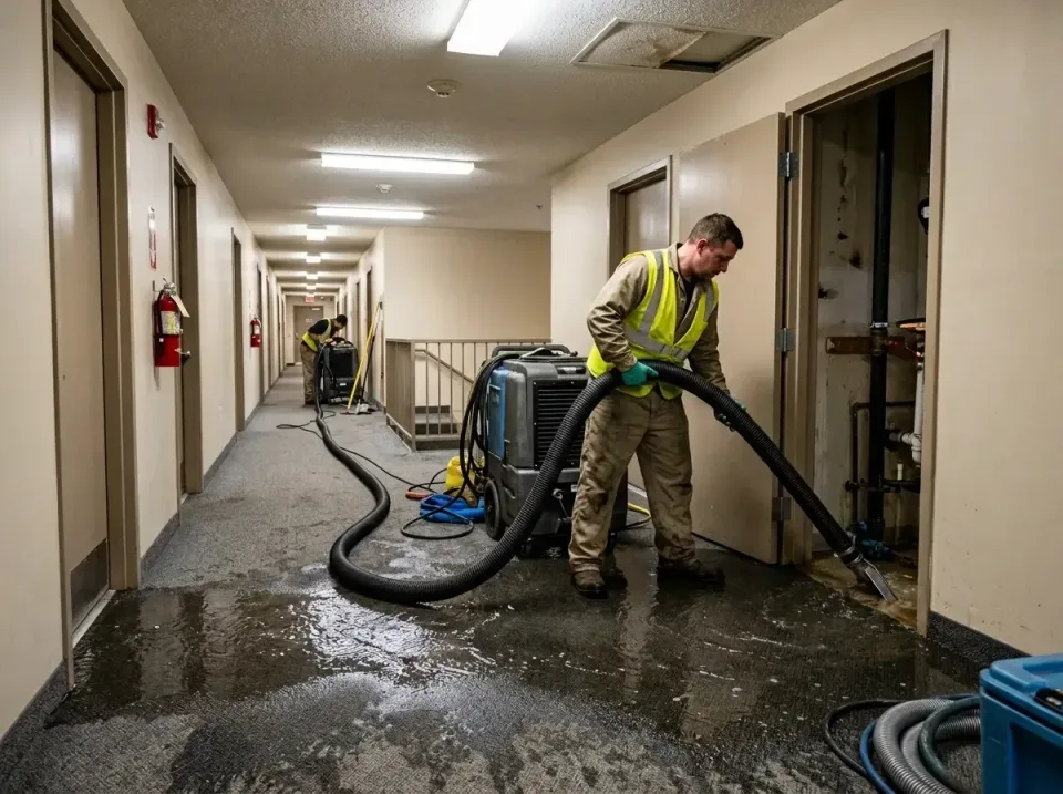 multi-unit-apartment-hallway-f-005 — frequently asked questions, Emergency Burst Pipe Water Extraction & Removal in Lombard,…